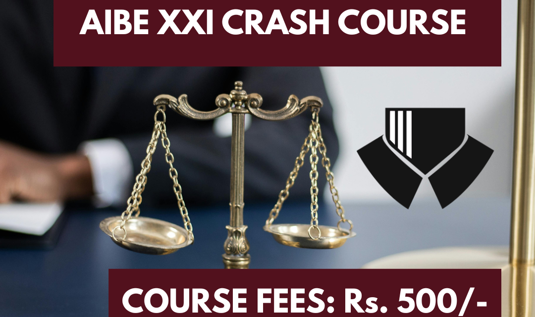 AIBE XXI Crash Course 2026