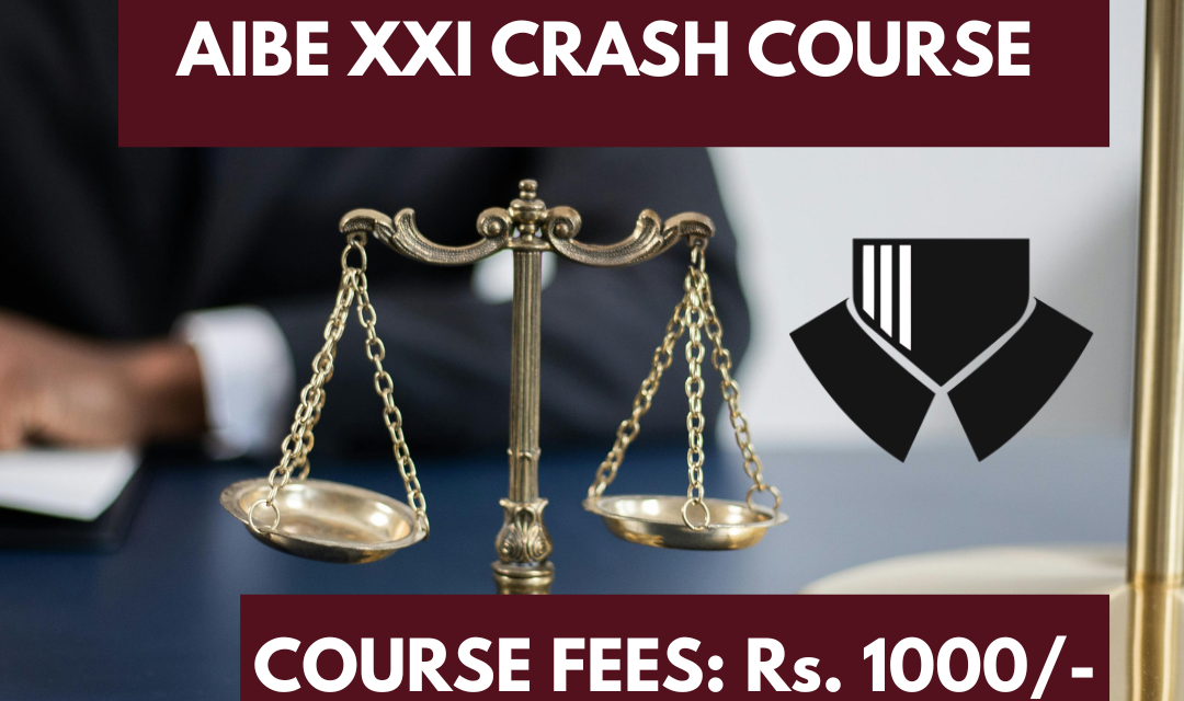 AIBE XXI Crash Course 2026