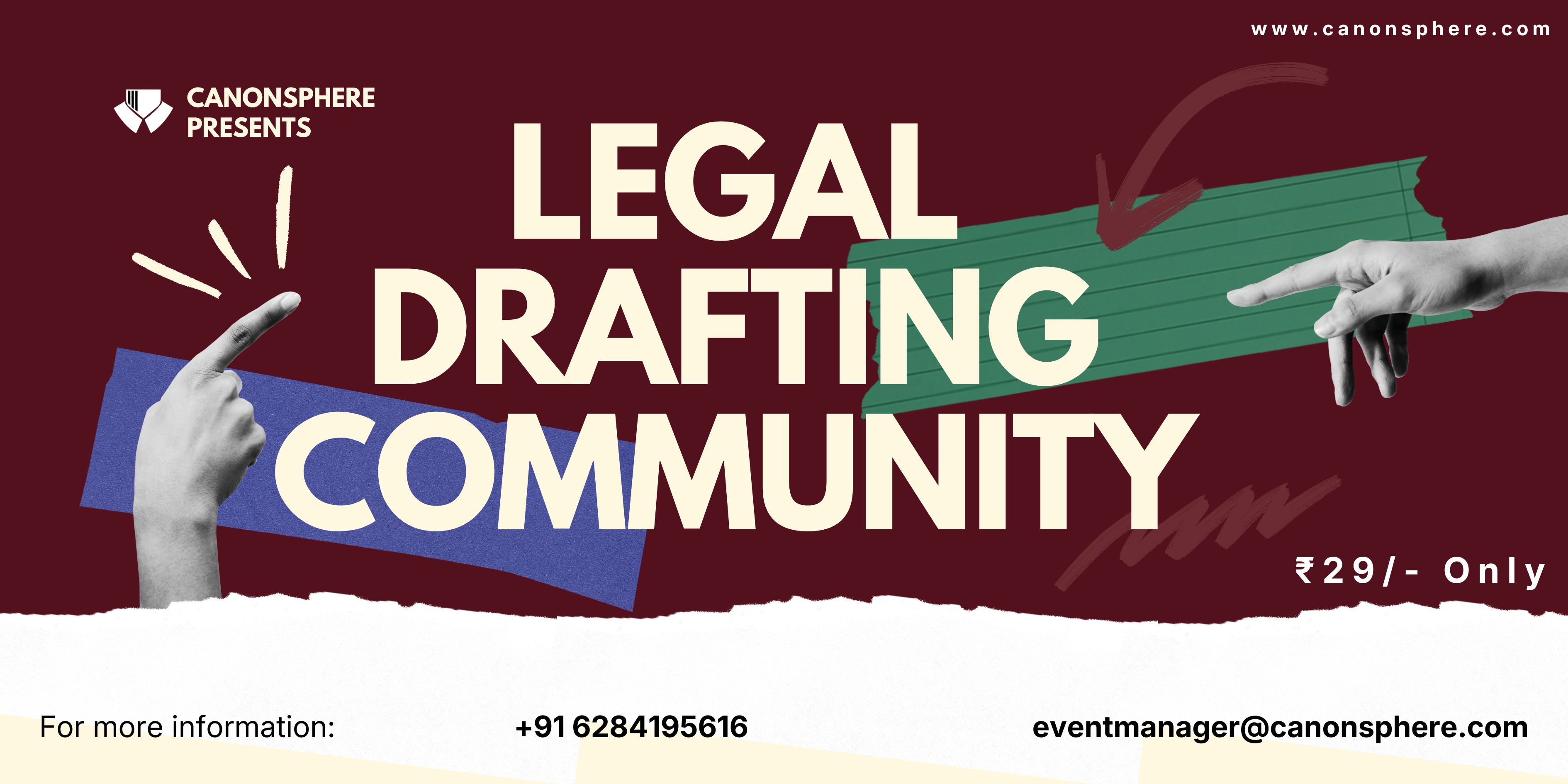 Legal Drafting Community Website Banner