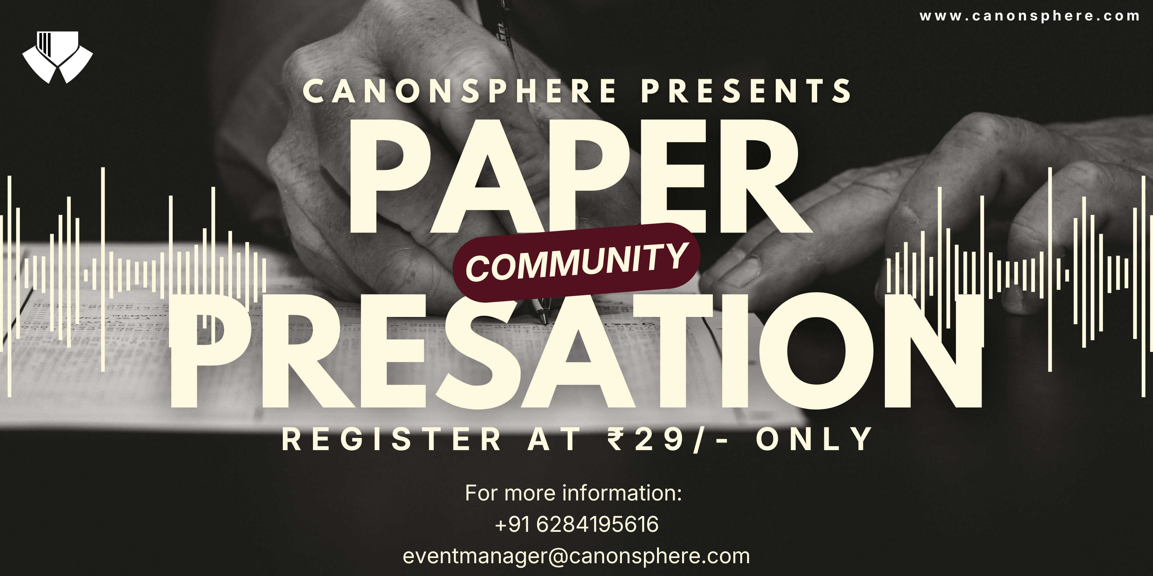 Paper Presentation Community Website Banner
